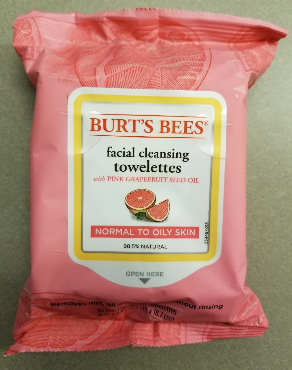 伯特的蜜蜂图片-清洁面部的湿巾